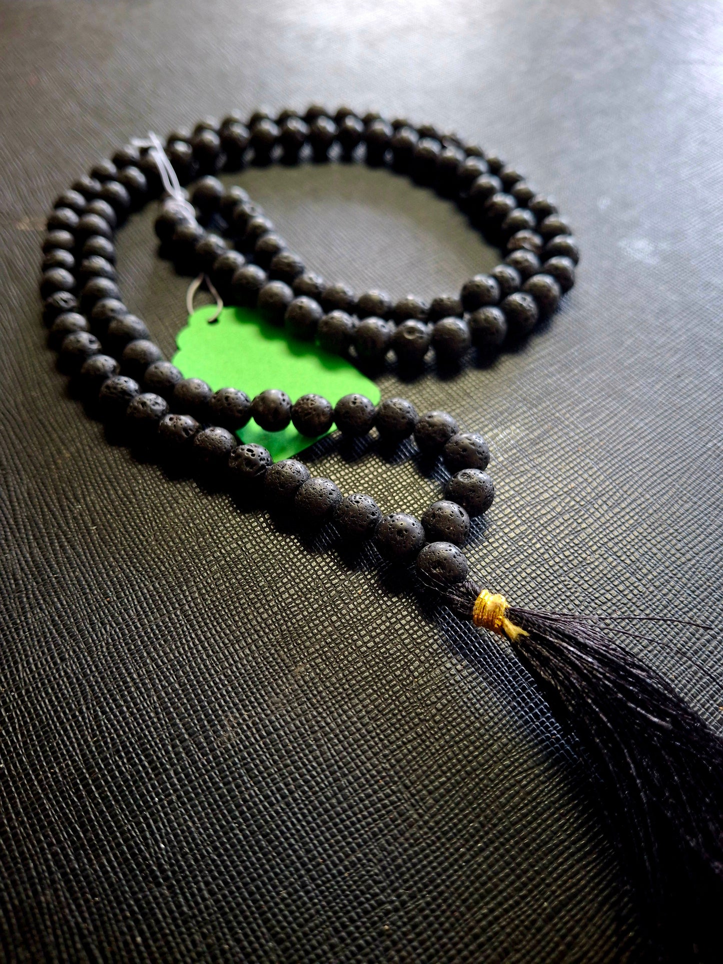 Lava Stone Japa Mala 8mm #1 (Prayer Mala)