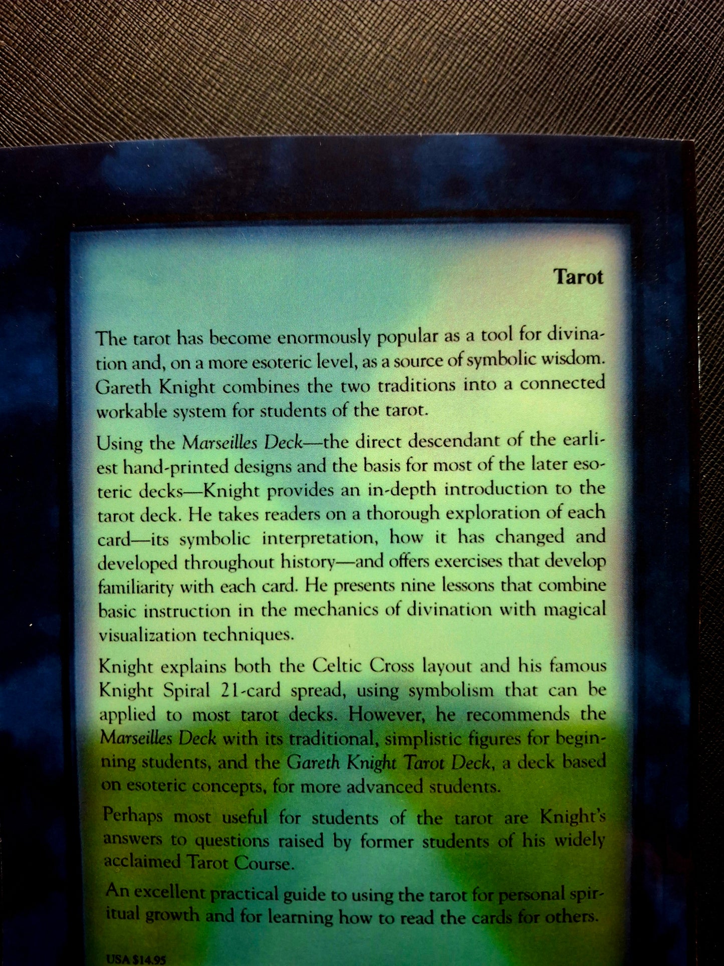 Magical World of the Tarot Fourfold Mirror of the Universe - Gareth Knight