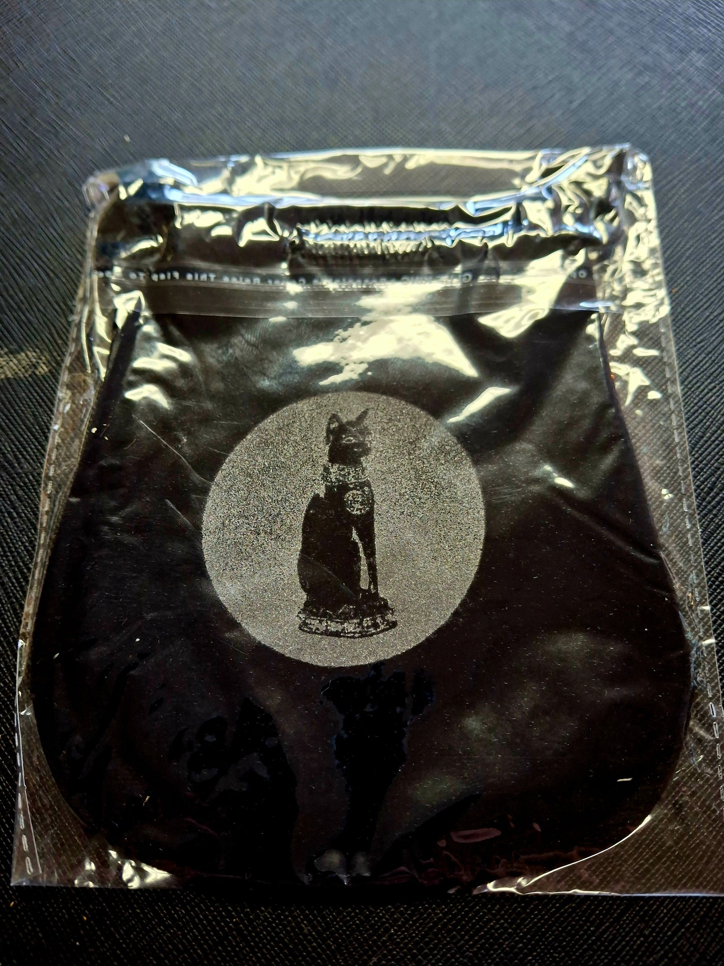 Egyptian Bast Drawstring Velvet Bag 5x5"