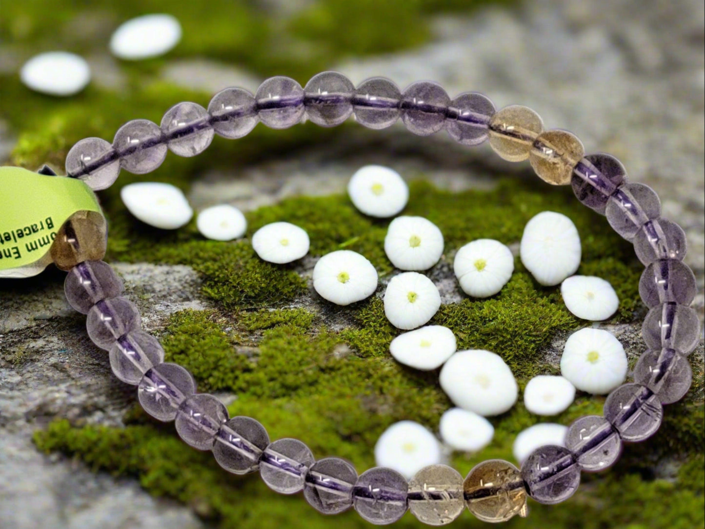 6mm Energy Bead Bracelets Ametrine
