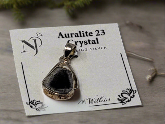 Auralite 23 Pendant (Set in Sterling Silver)