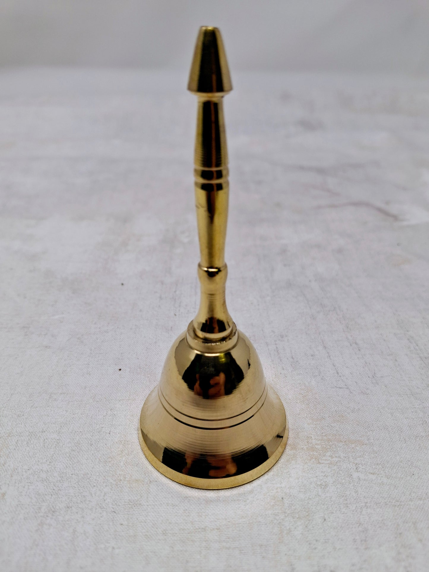 Brass Bell w/Handle 4"