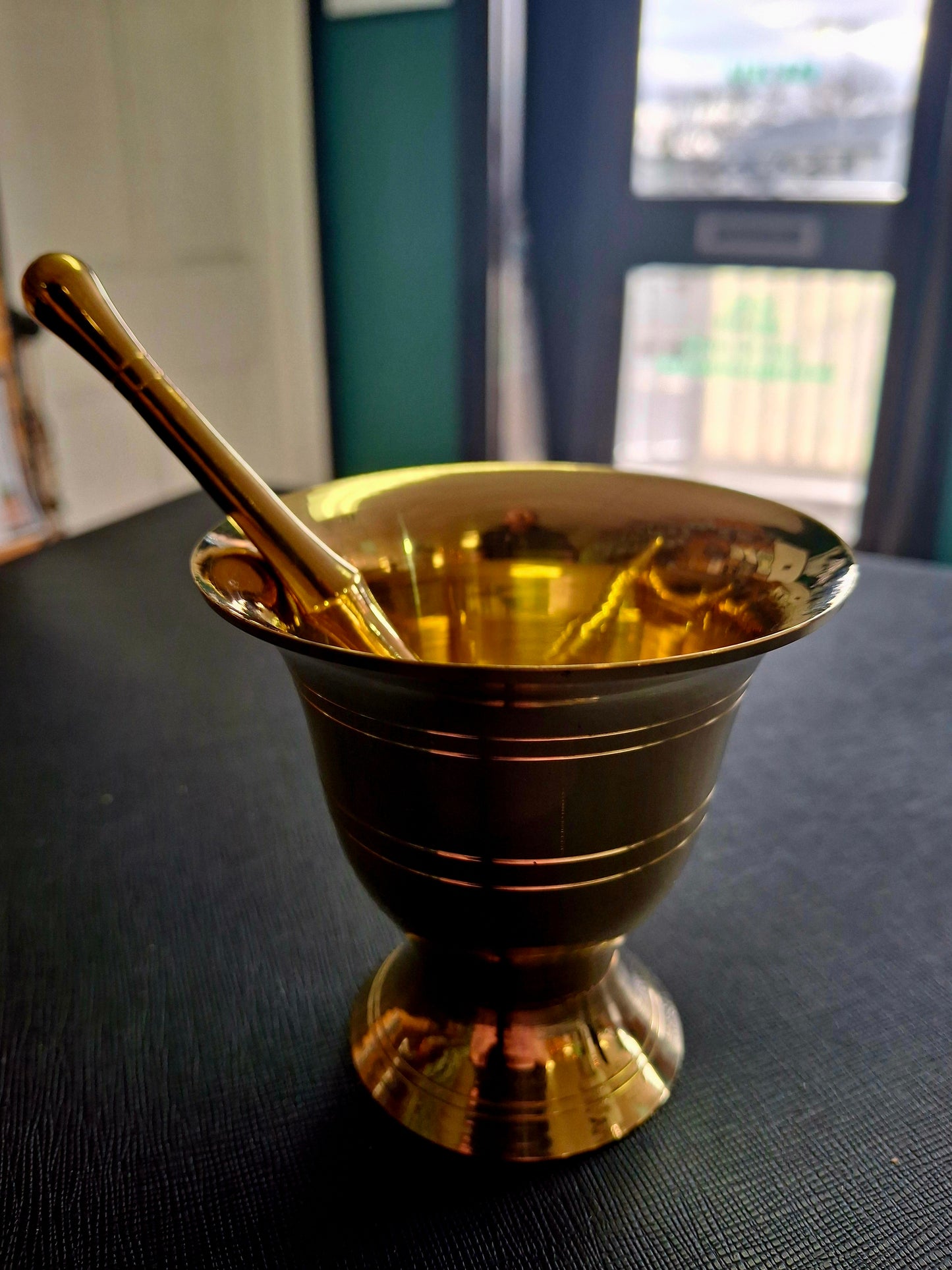 Brass Mortar & Pestle 4"