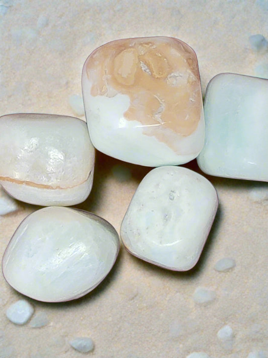 Caribbean Calcite Freeforms Small Tumbled