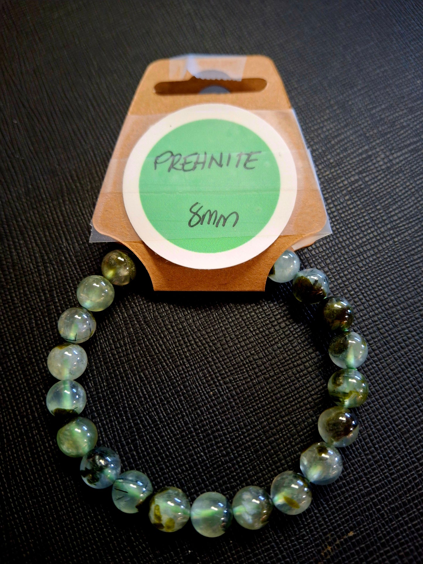 Energy Bead Bracelet 8mm Prehnite