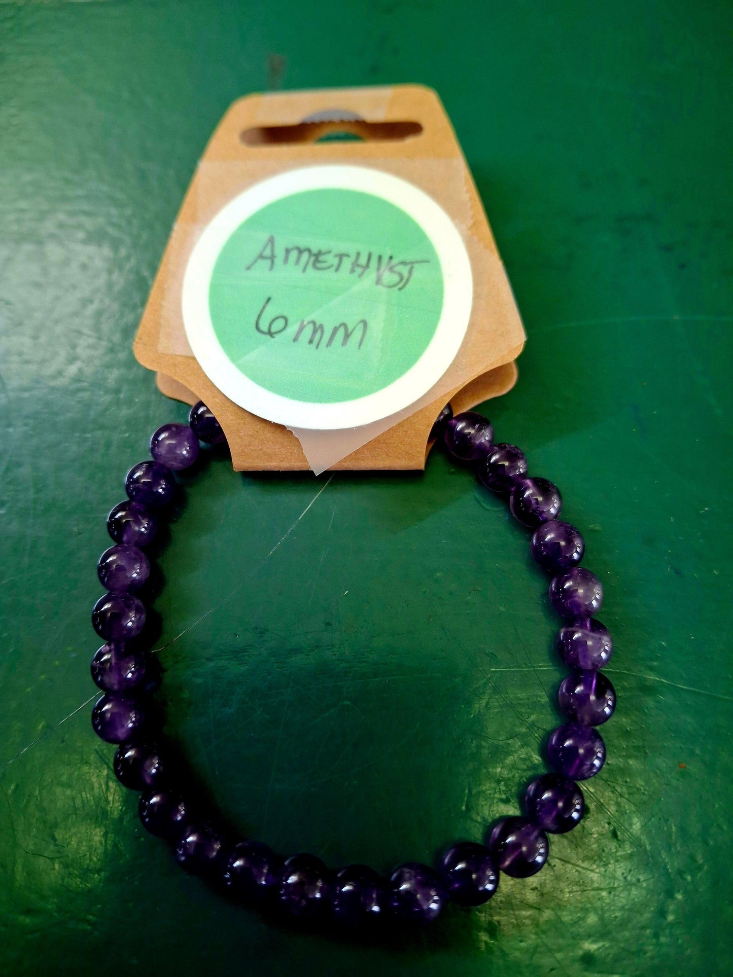 Energy Bead Bracelets Amethyst 6mm