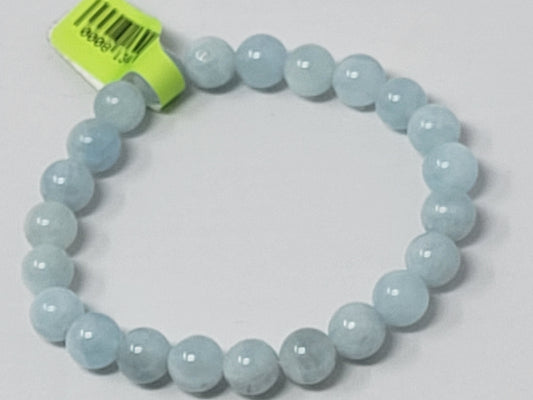 Energy Bead Bracelets Aquamarine 8mm