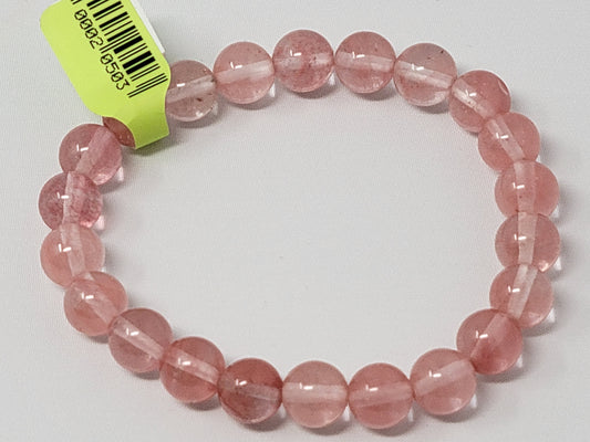 Energy Bead Bracelets Cherry Quartz 8mm