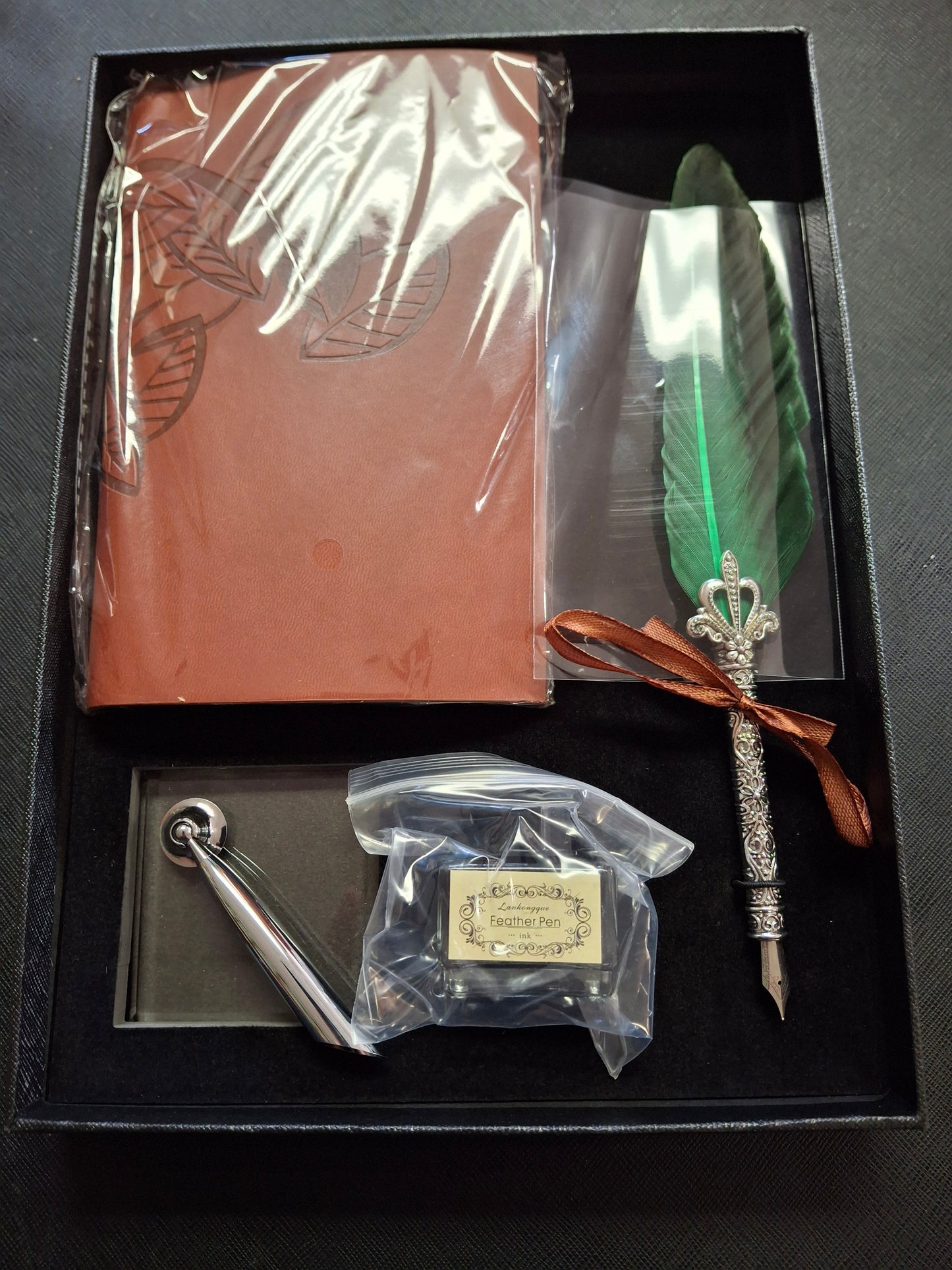 Feather Quill Pen Dip Set - Style 19