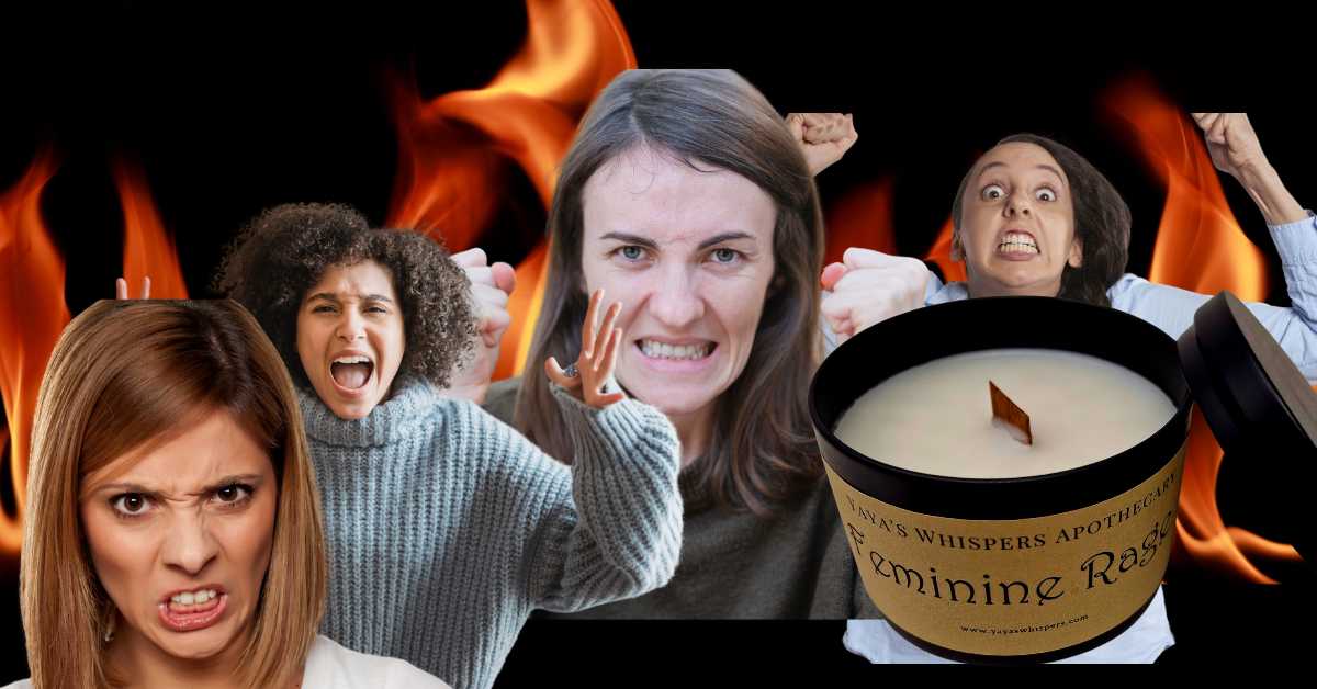 Feminine Rage (Yaya's Whispers Apothecary) Candle