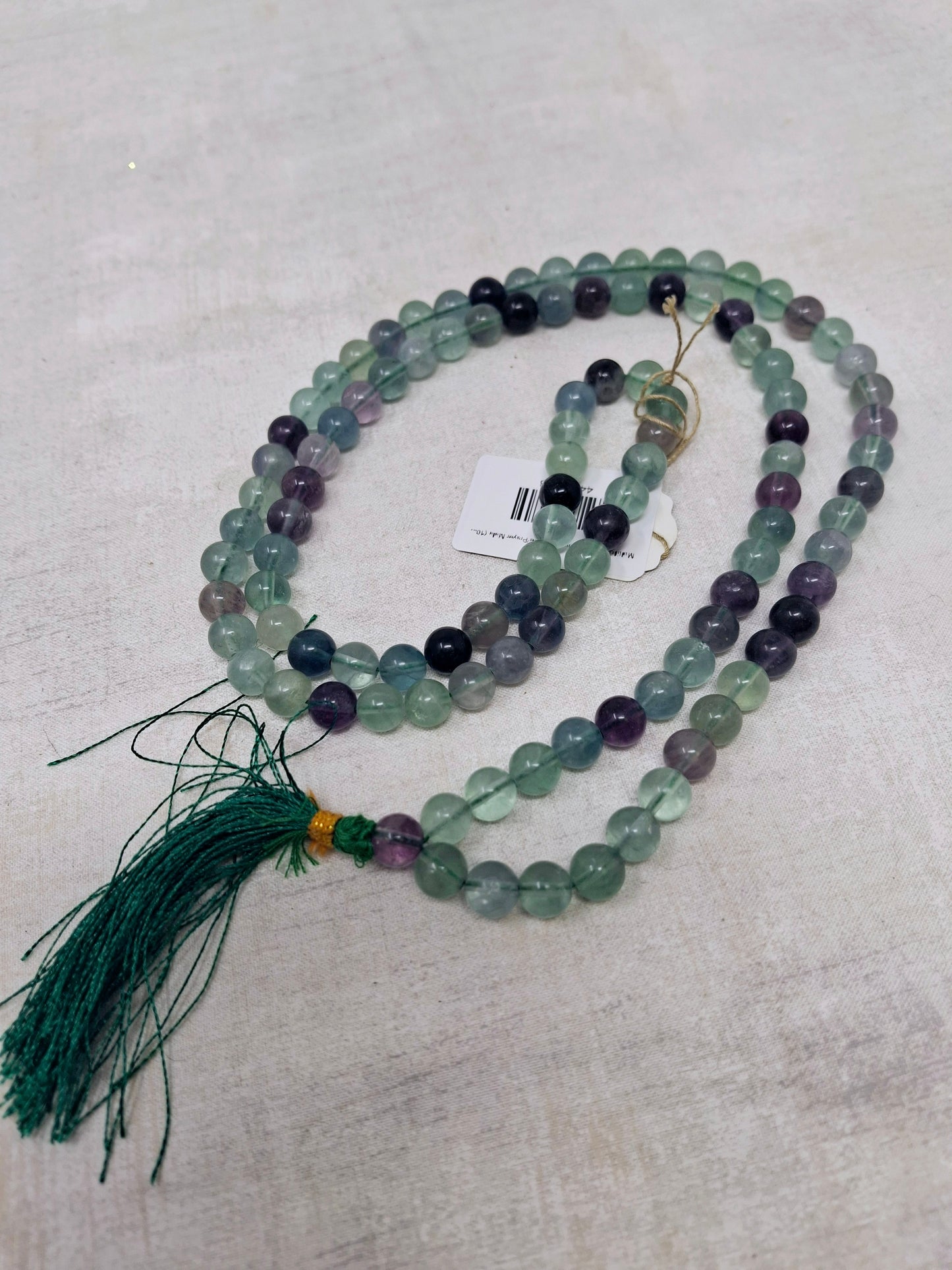 Multiflorite Gemstone Necklace/Prayer Mala (108 beads)