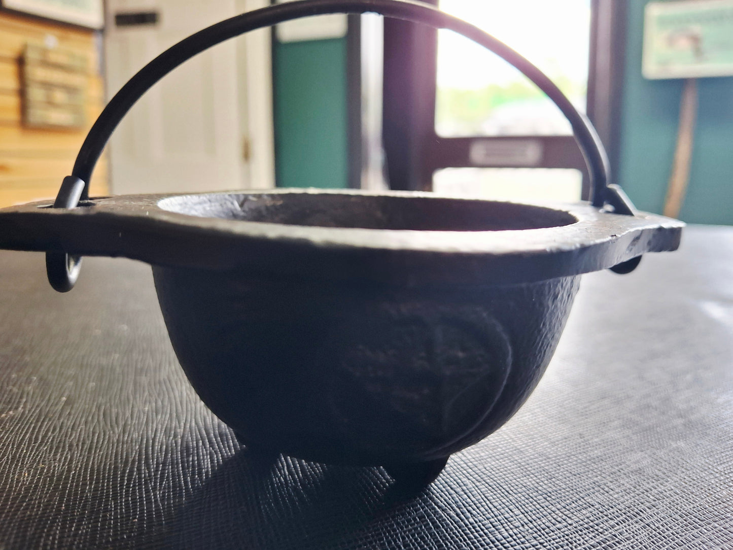 Pentagram Cast Iron Cauldron 3"D
