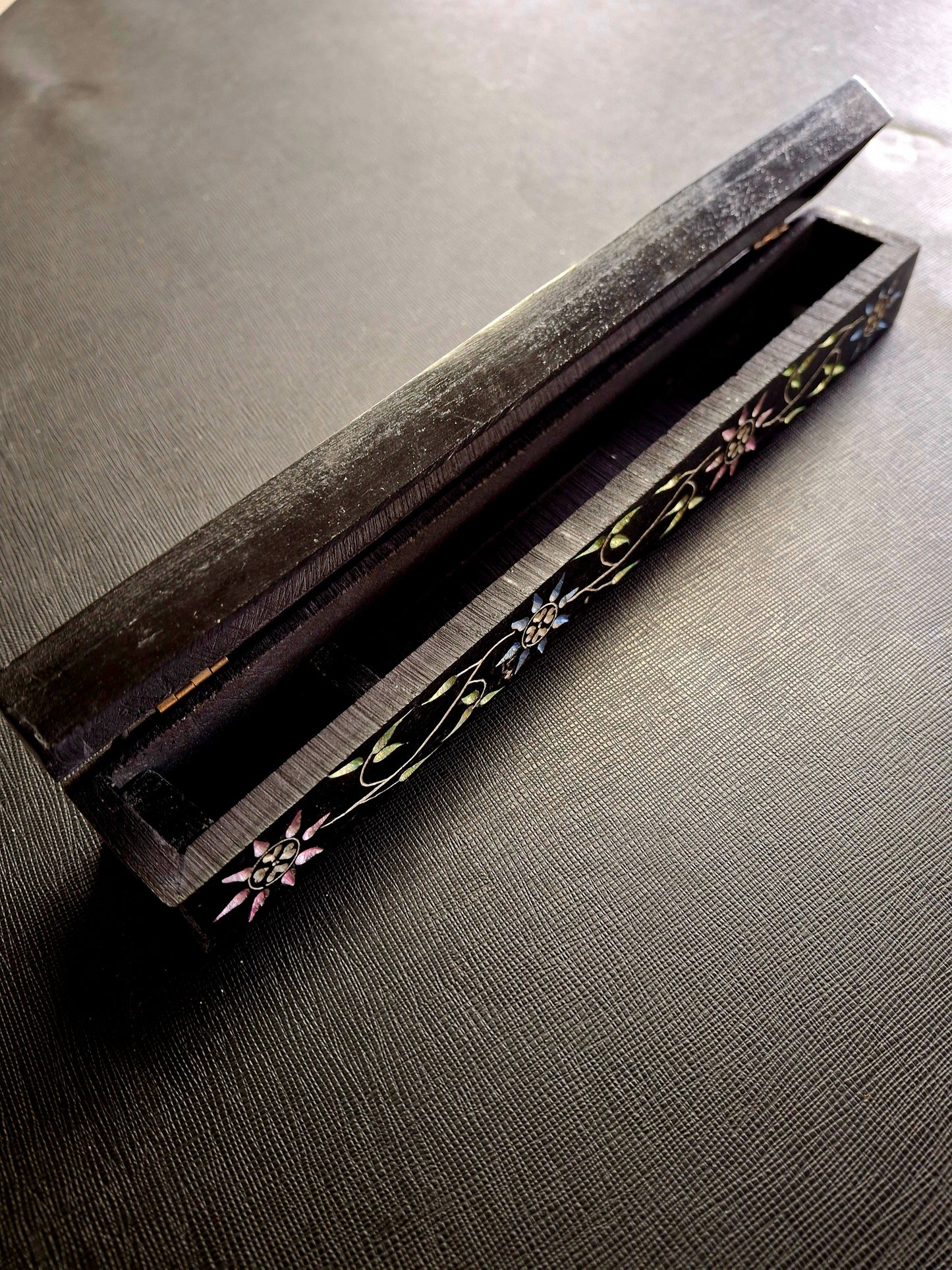 Stone Incense & Cone Burner Coffin Box 10"