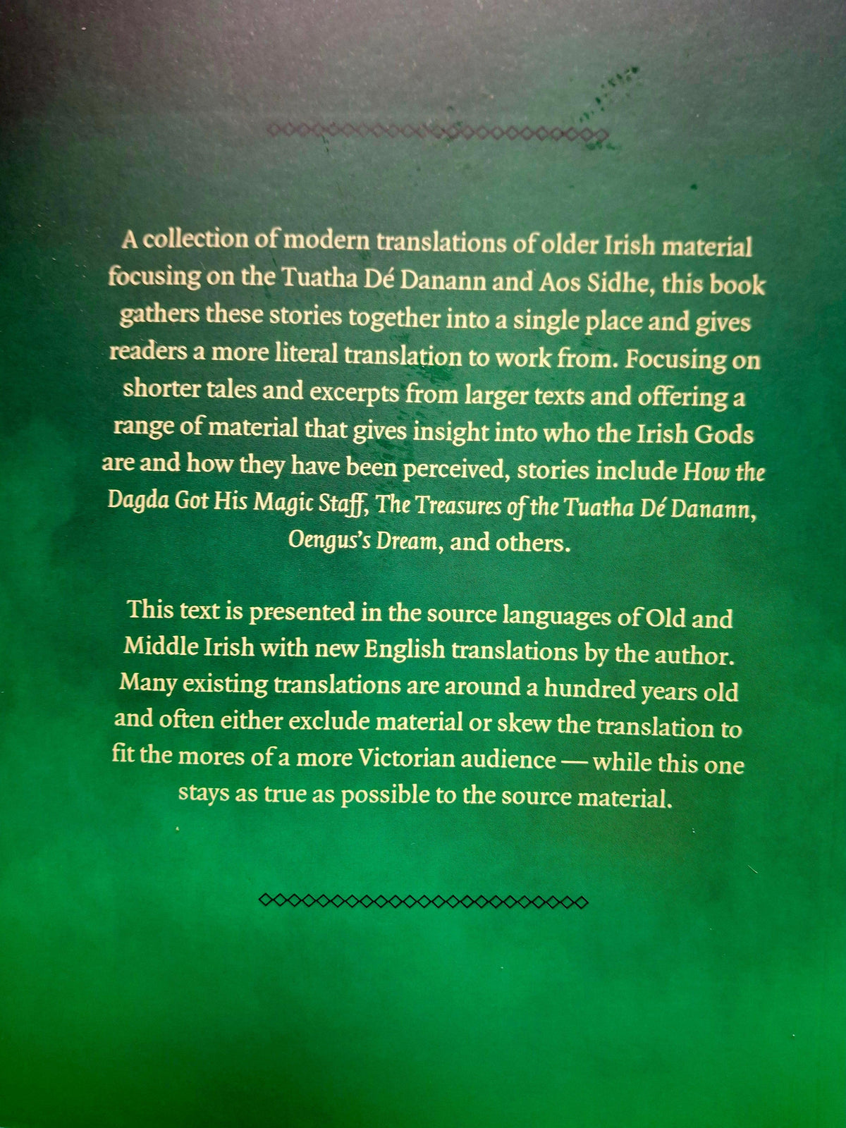 Tales of the Tuatha De Danann, Volume 1 New Translations of Irish Myths By Morgan Daimler