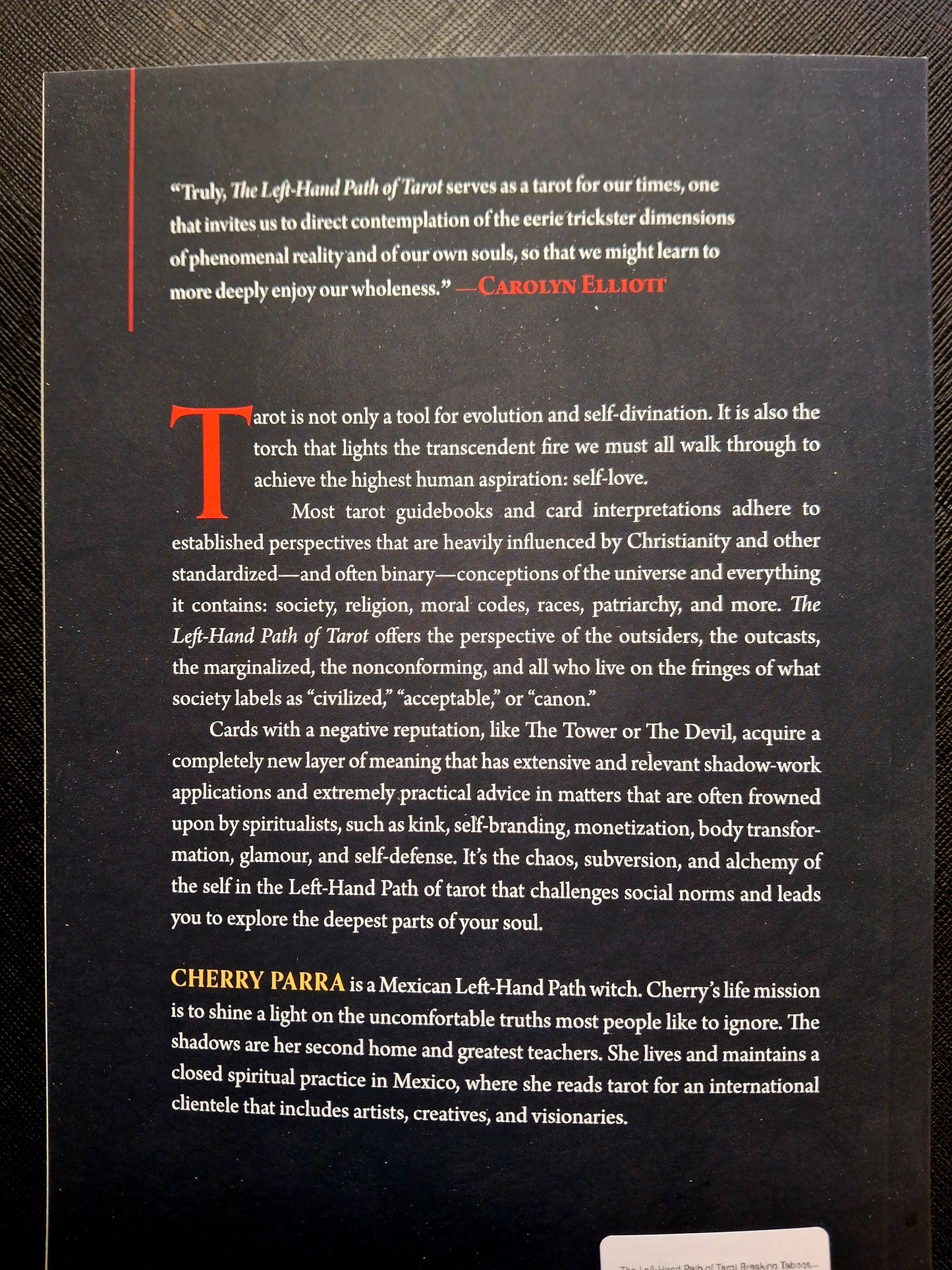 The Left-Hand Path of Tarot Breaking Taboos, Confronting Shadows, and Achieving Self-Love - Cherry Parra