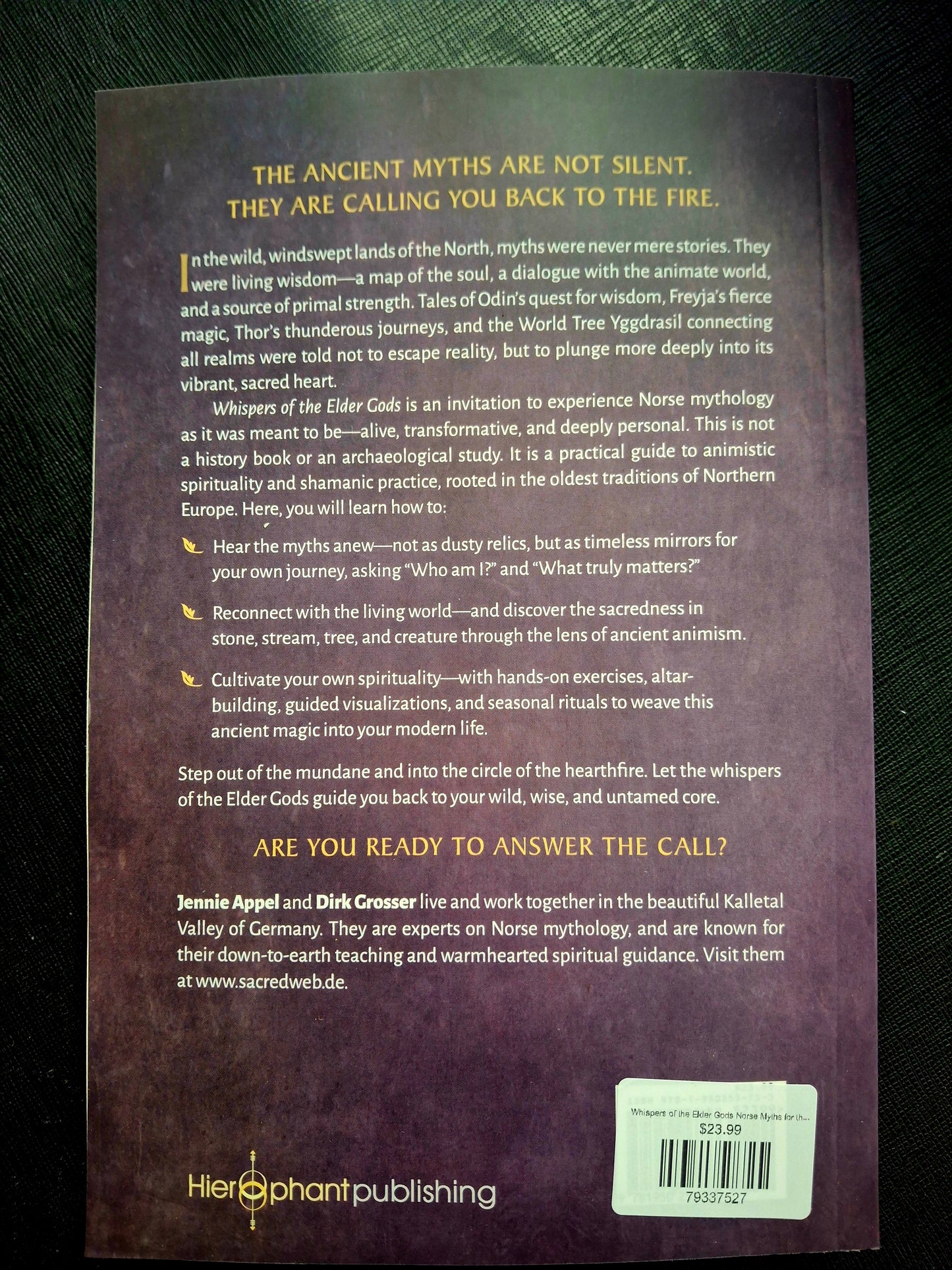 Whispers of the Elder Gods Norse Myths for the Modern Practitioner - Jennie Appel and Dirk Grosser