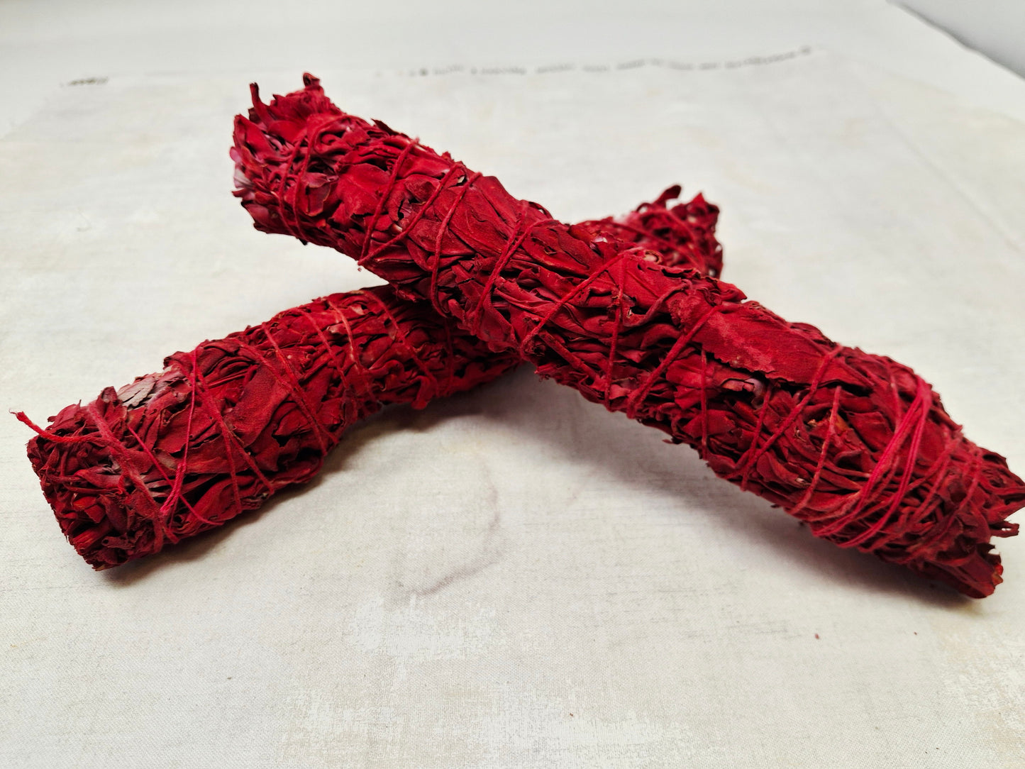 White Sage & Dragons Blood Smudge Stick - Large 9"