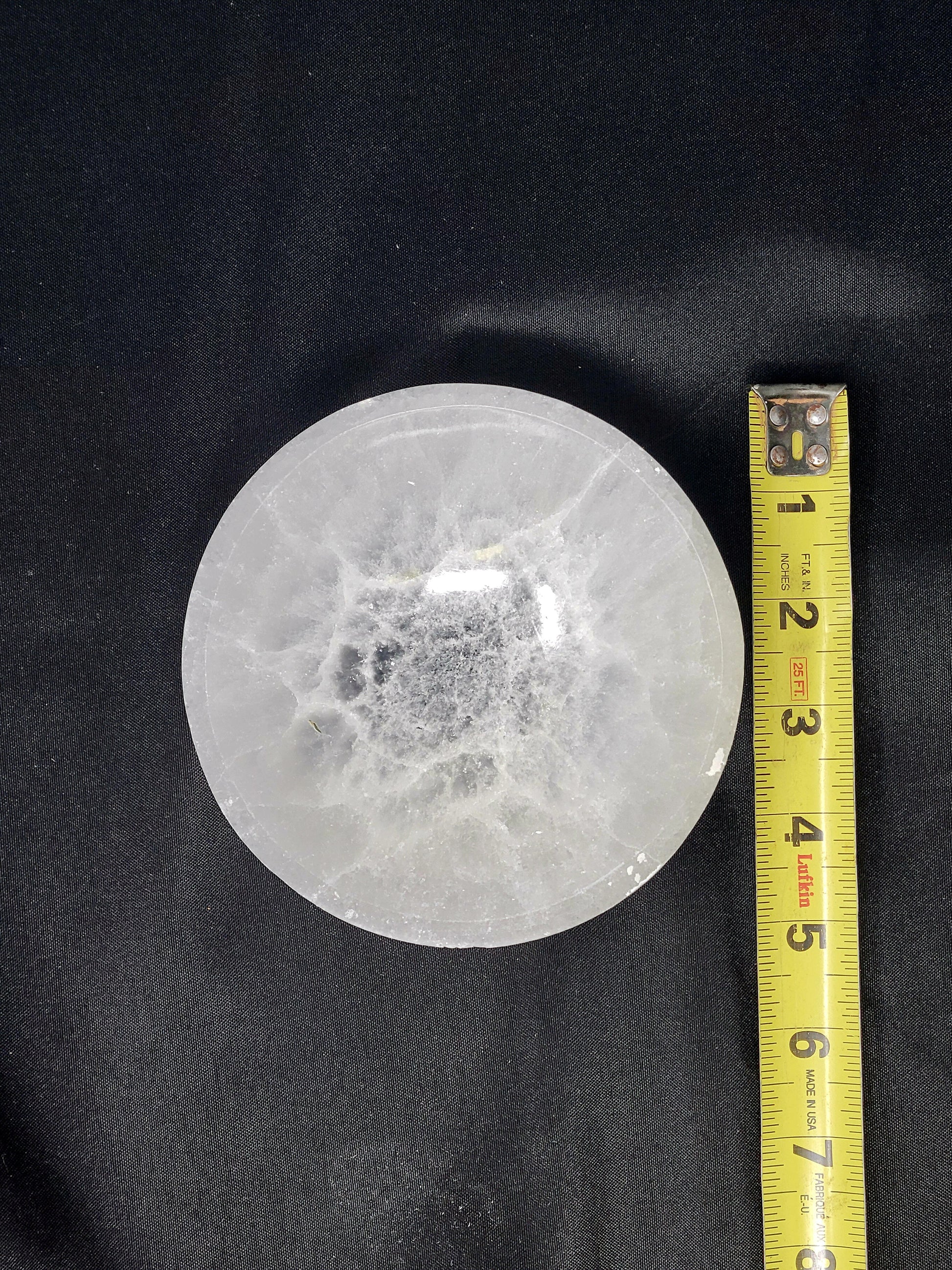 White Selenite Bowl 4.5"-5" Diameter