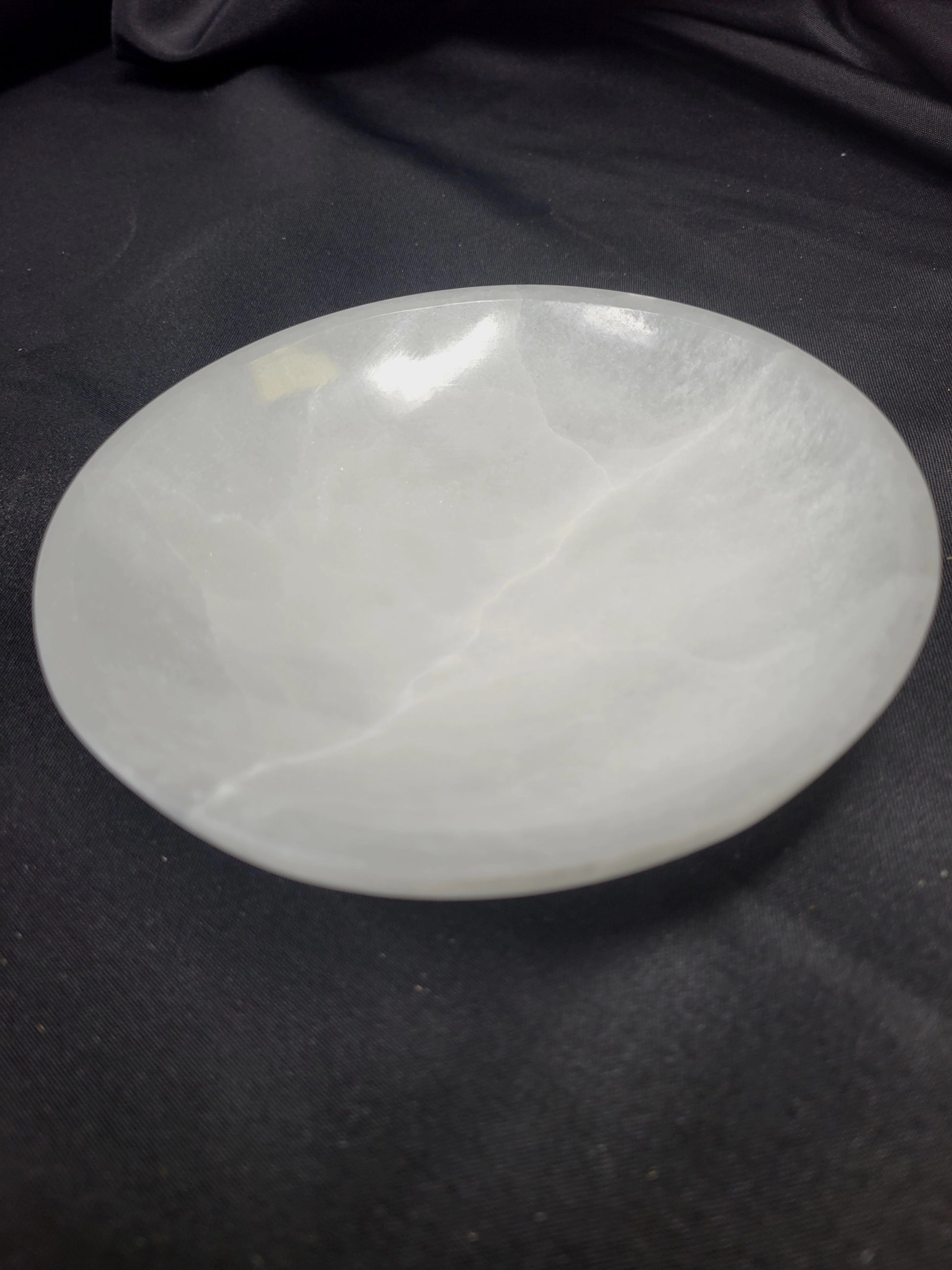 White Selenite Large Bowl 5.5" - 6 " Diameter