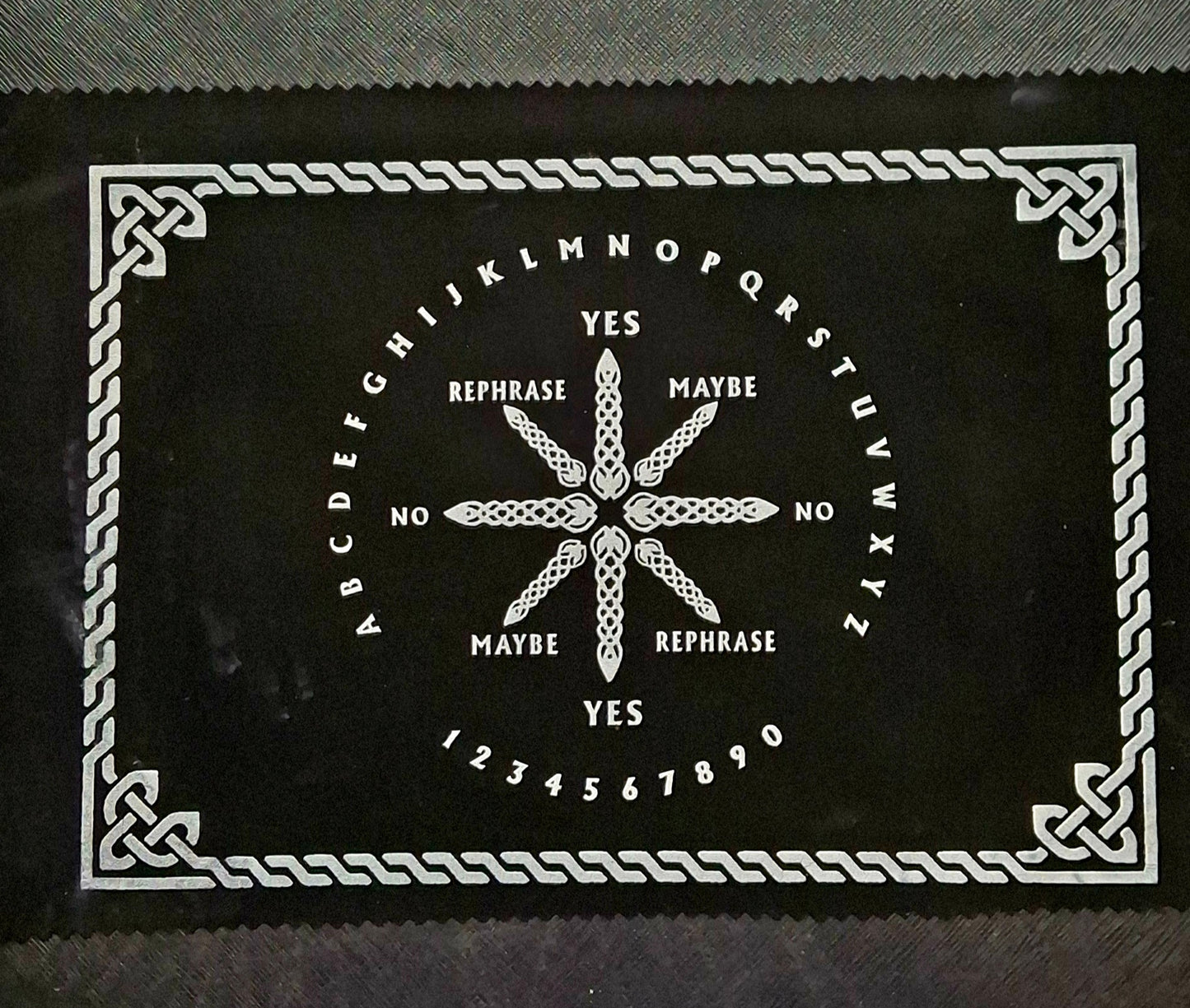 Velvet Pendulum Mat -Board 8"x12"
