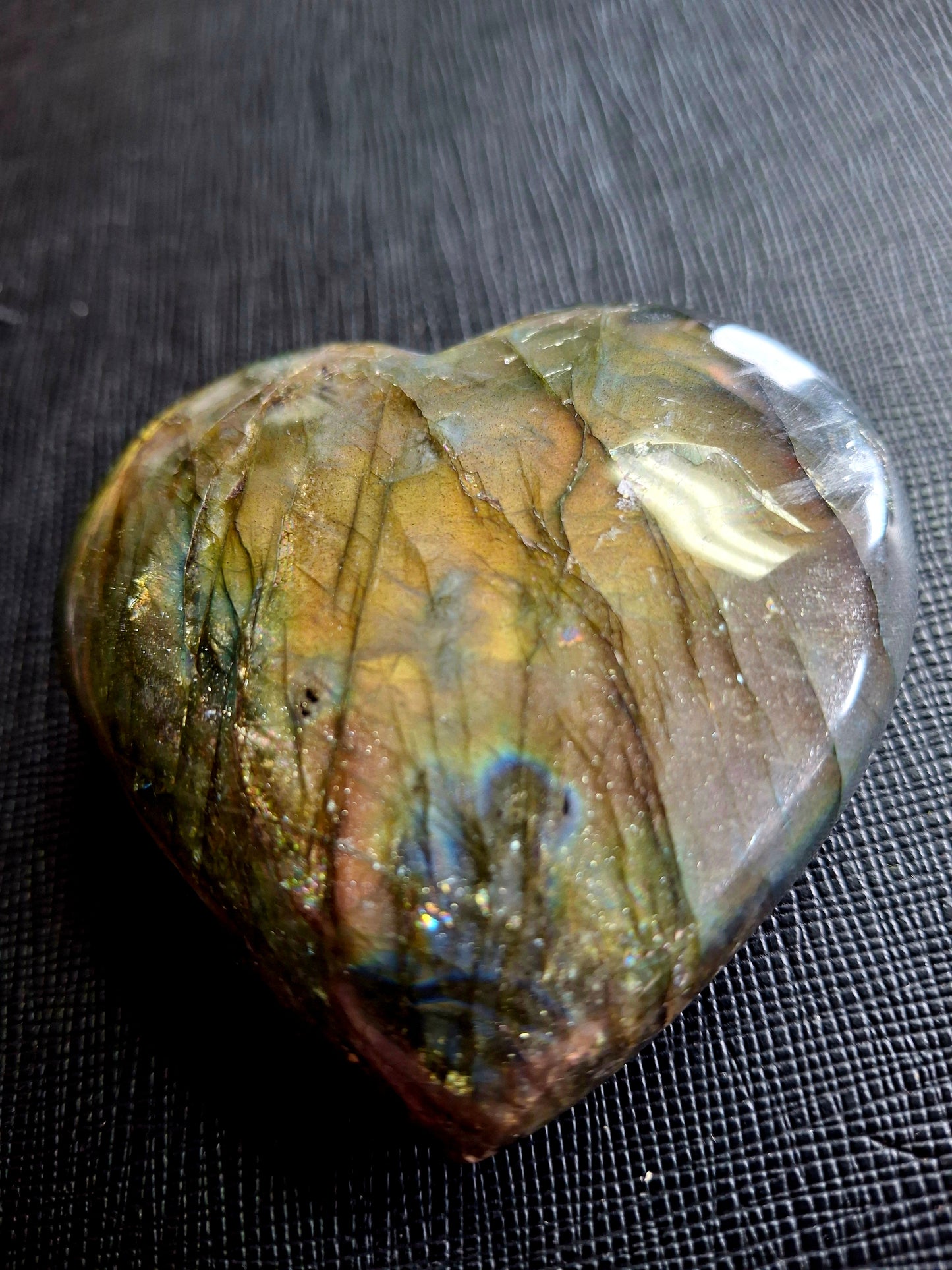 Labradorite Hearts