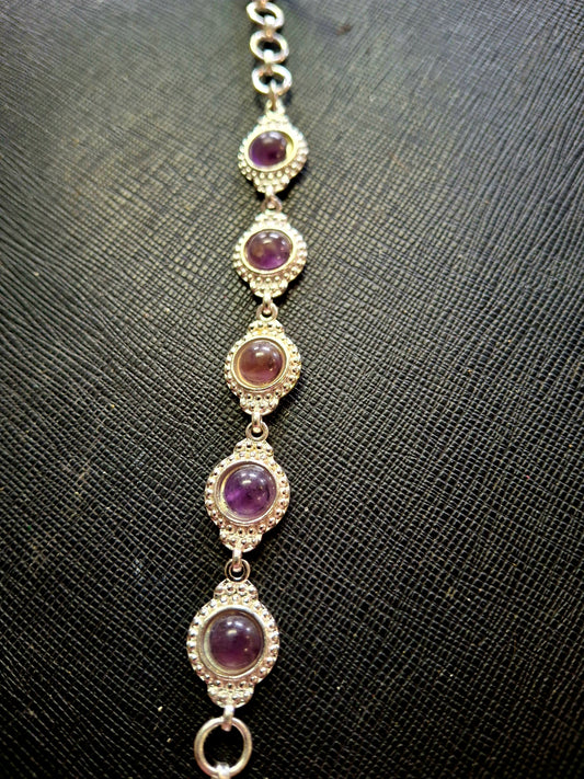 Elegant Polished Gemstone Bracelets