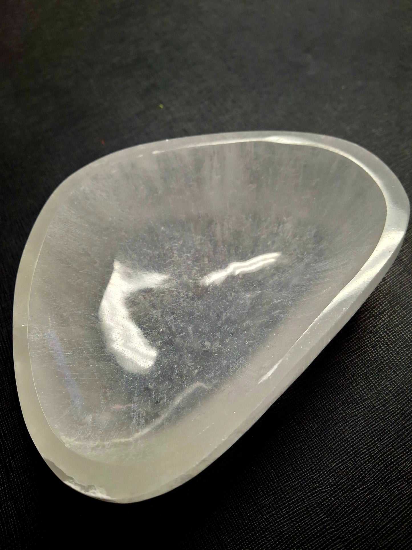 Natural Cut Selenite Altar Bowl 16cm-20cm (7-8")