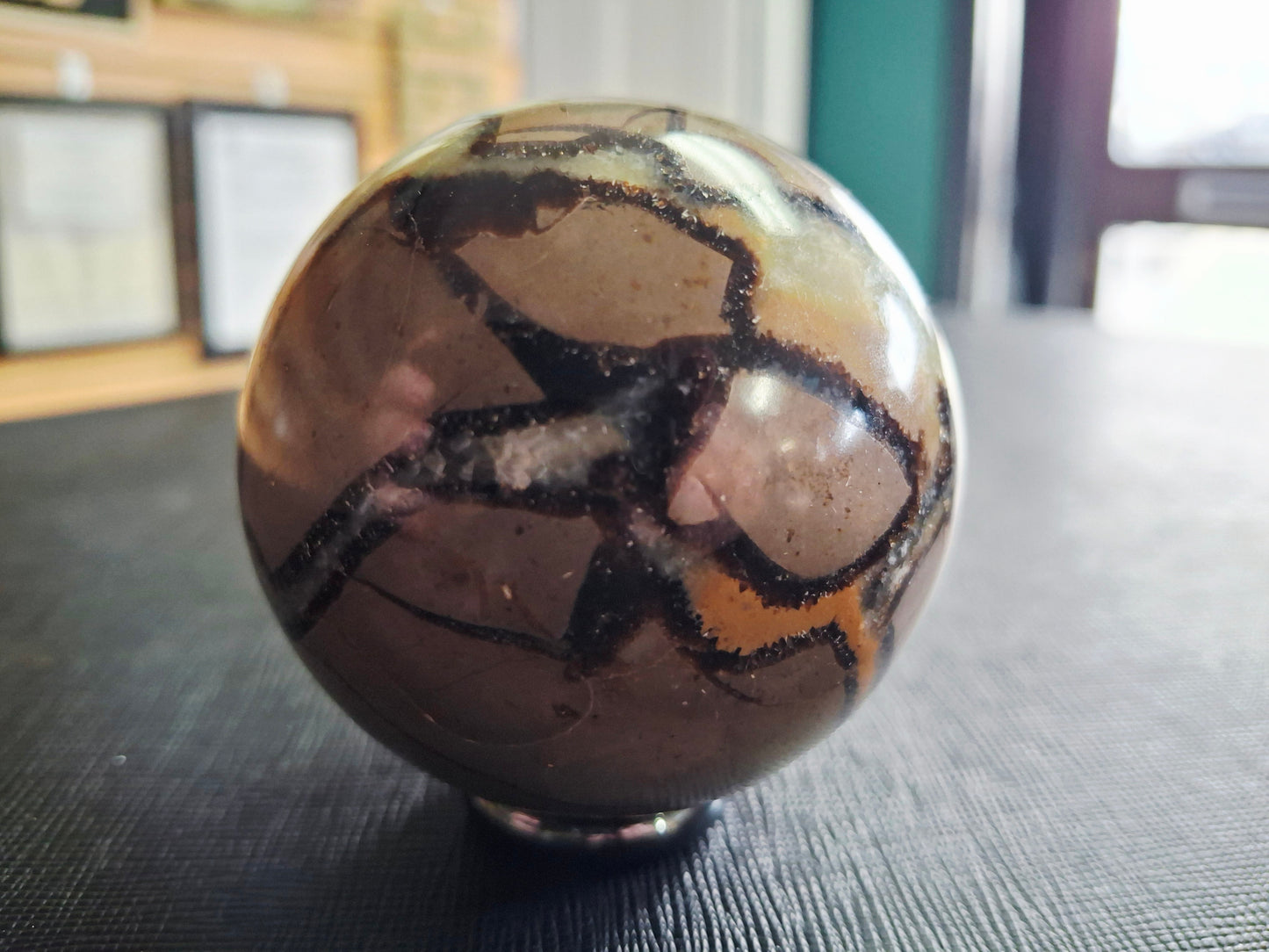 Septarian Calcite Sphere 3-4"