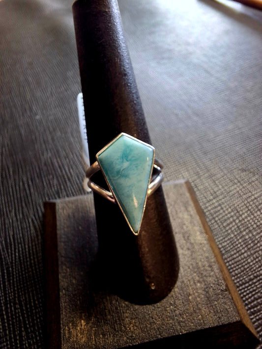 Ring - Larimar in Silvaria (size 7)