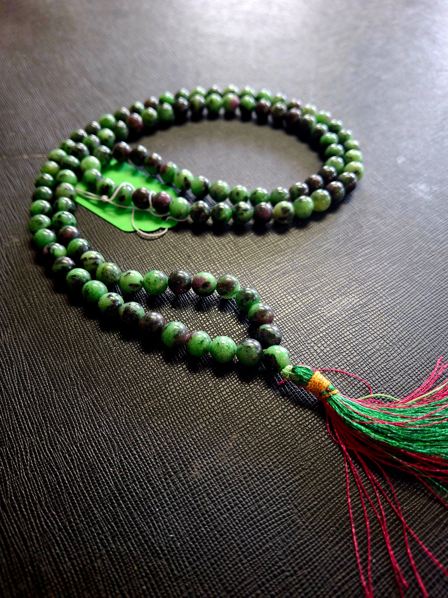 Ruby Zoisite 8mm Japa Mala (Prayer Mala)
