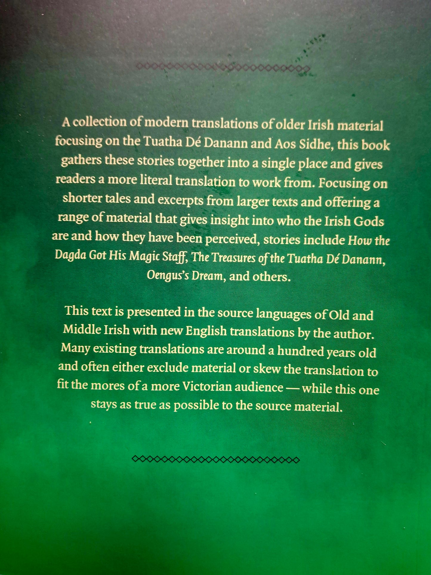 Tales of the Tuatha De Danann, Volume 1 New Translations of Irish Myths By Morgan Daimler