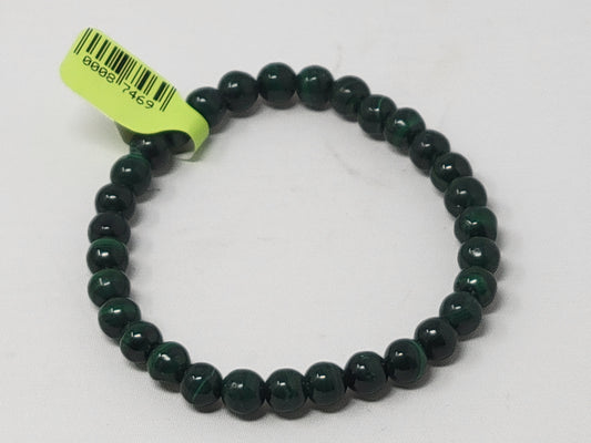 6mm Energy Bead Bracelets Malachite