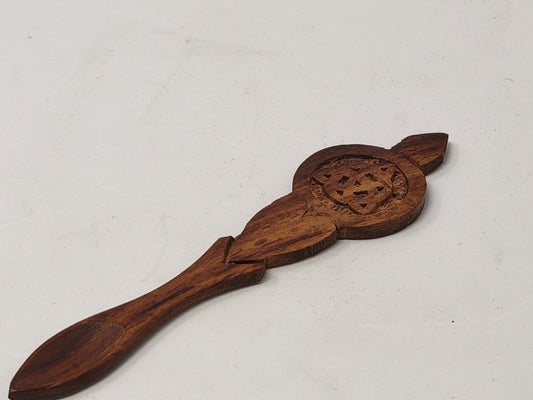 Altar Spoons - Wood Triquetra
