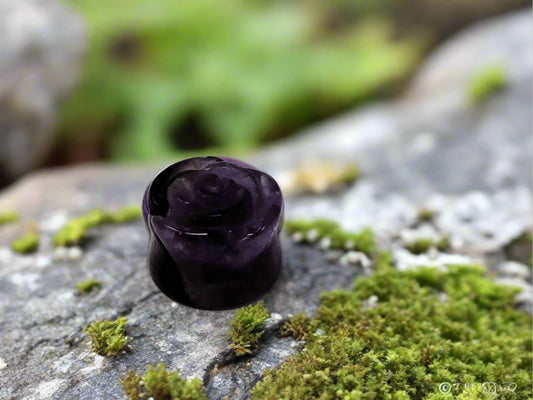 Amethyst plug 5/8 GA 16mm