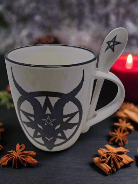 Baphomet Mug & Spoon Set