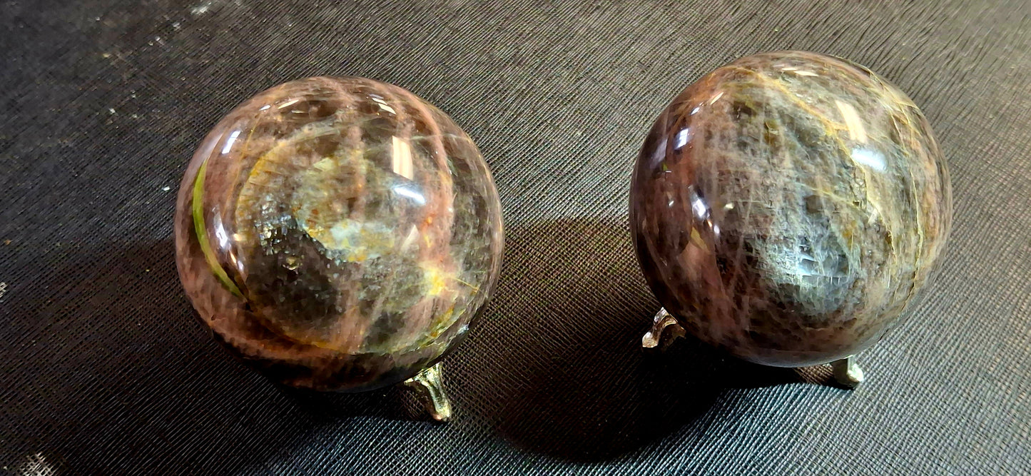 Black Moonstone Sphere 63.5mm