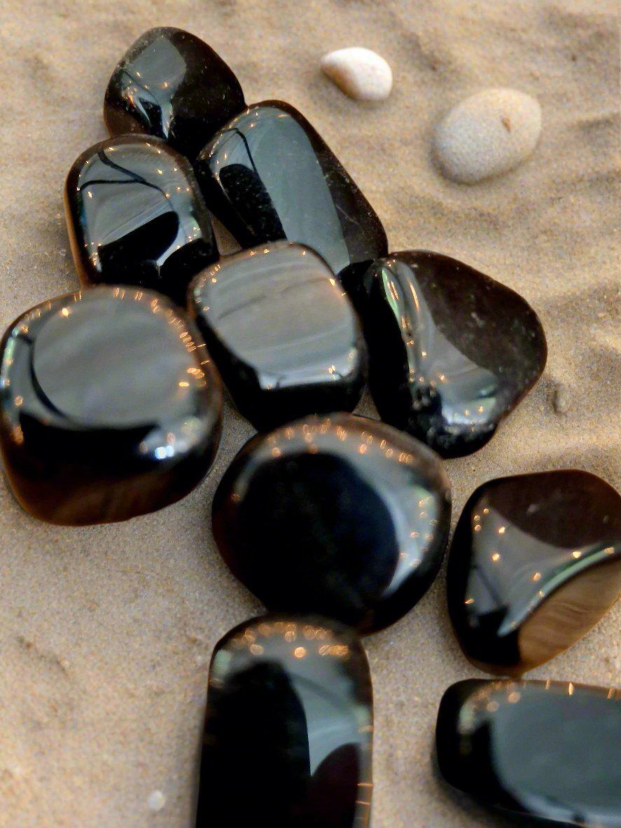 Black Obsidian Medium Tumbled