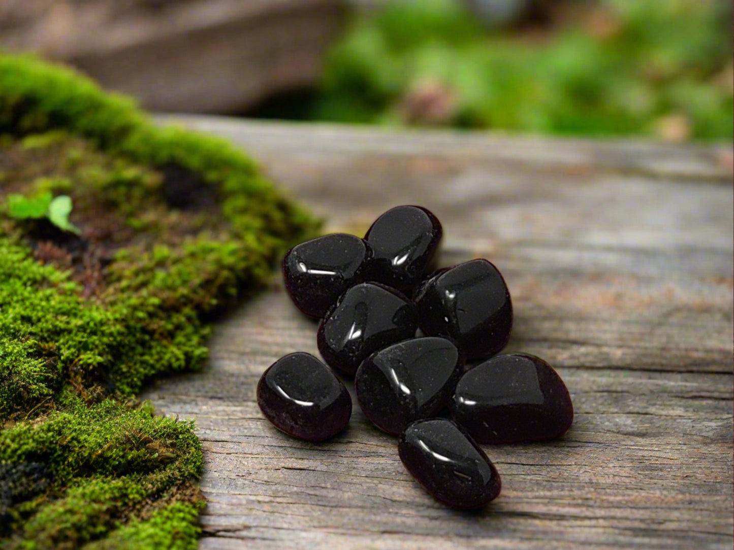 Black Obsidian Tumbled