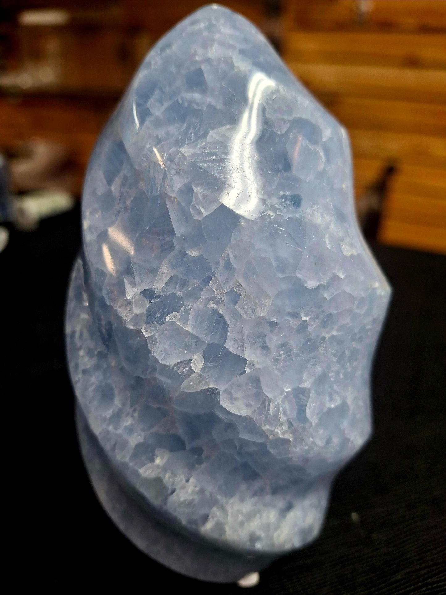 Blue Calcite Flame .835kg
