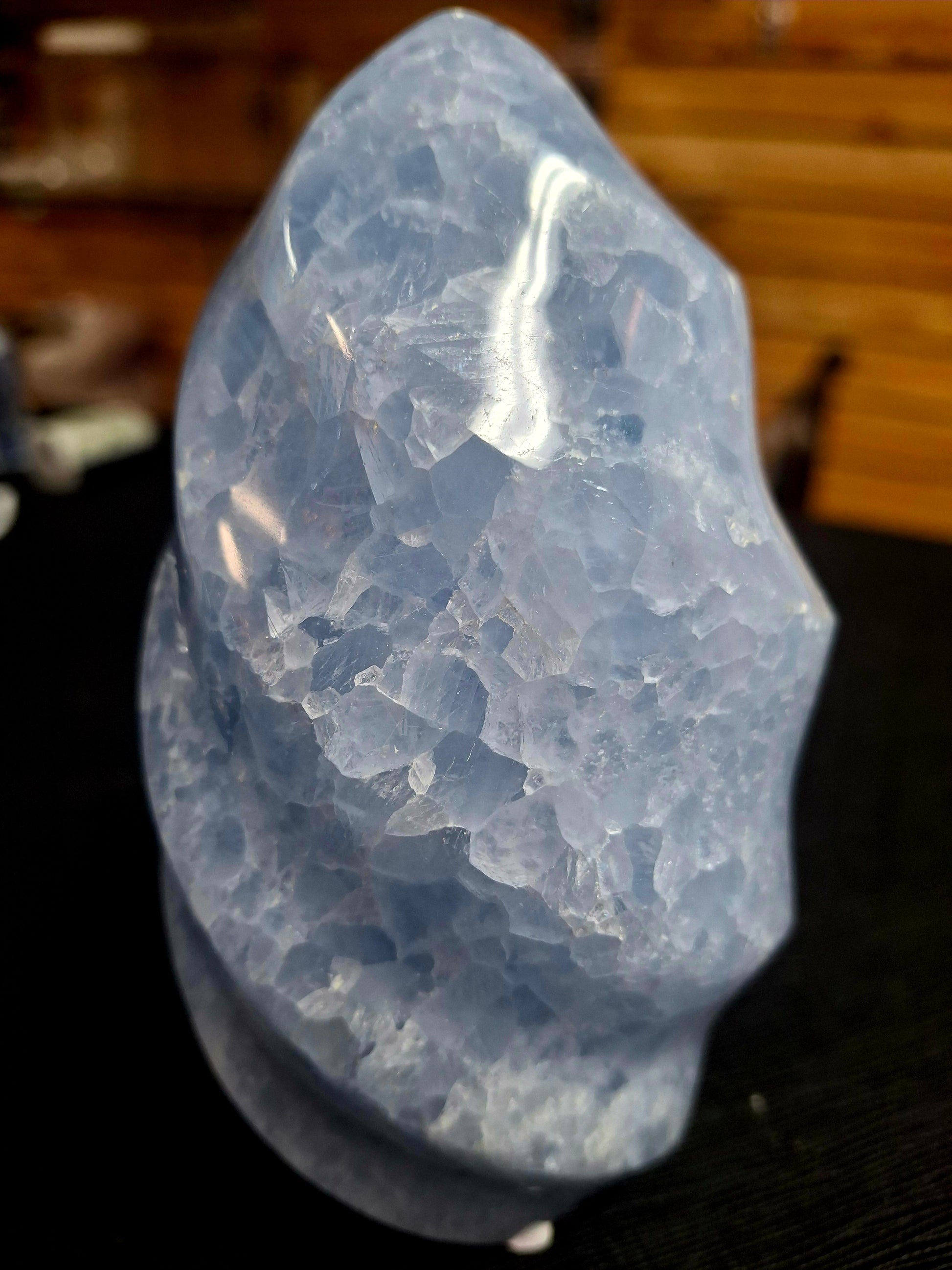 Blue Calcite Flame .835kg