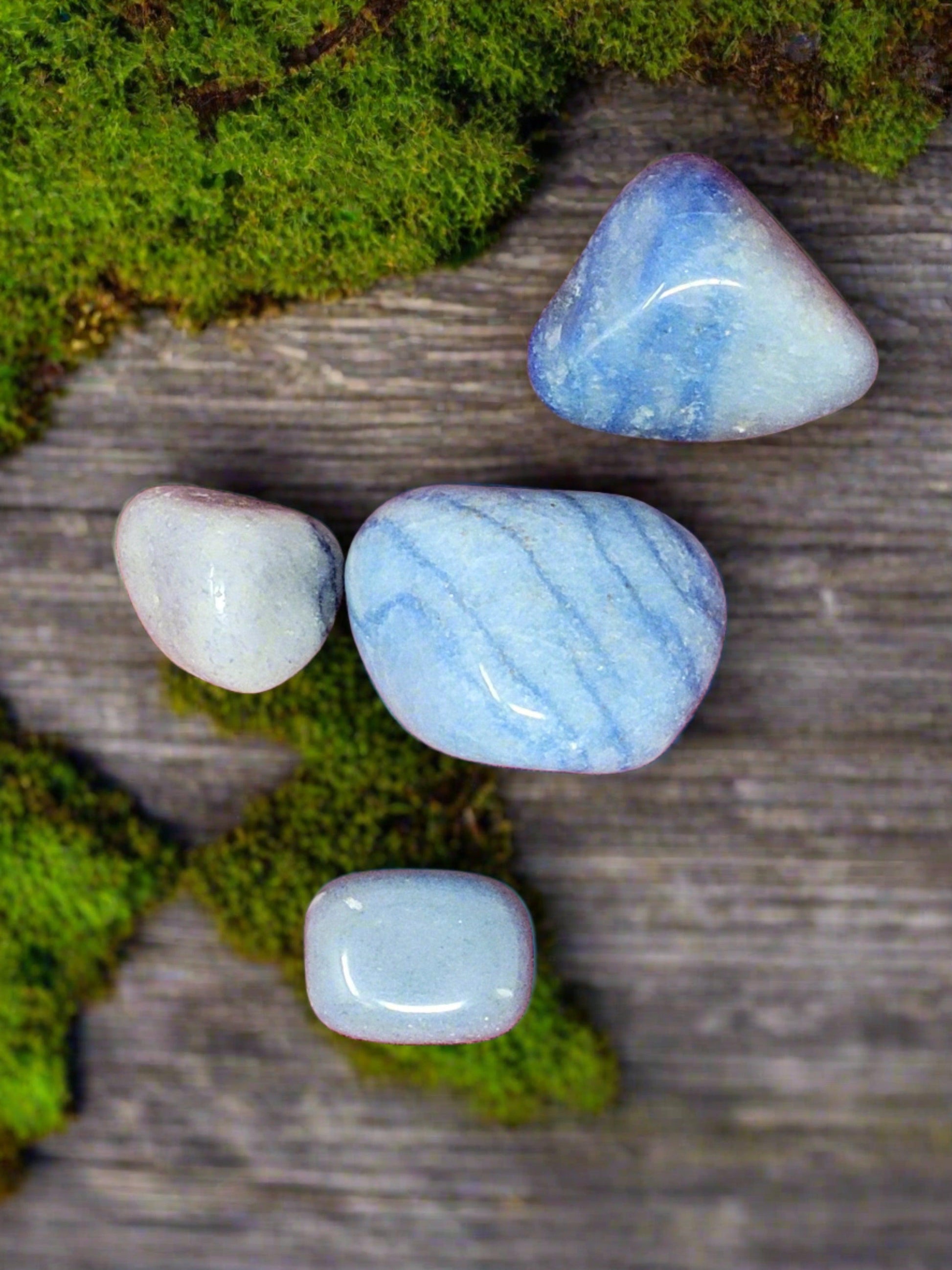 Blue Quartz Tumbled