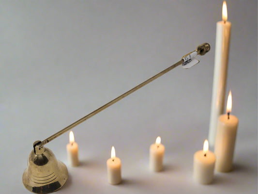 Brass Articulating Candle Snuffer