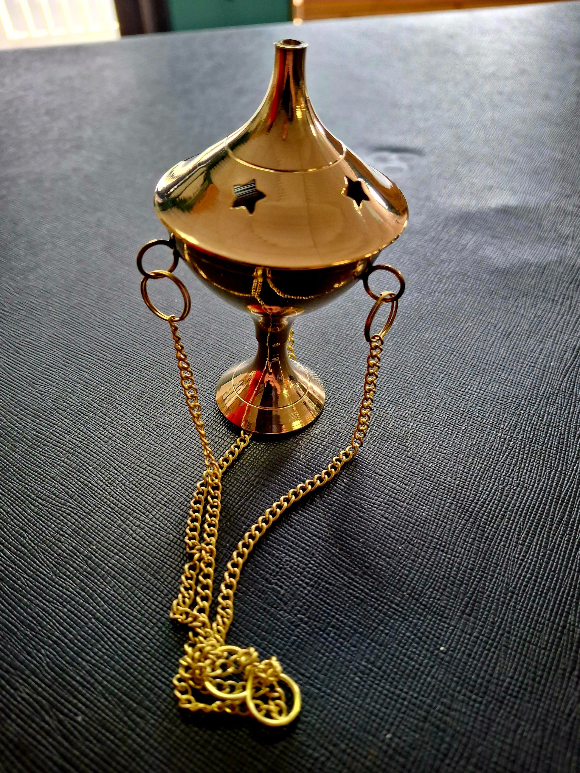 Brass Hanging Censer Burner (Small)