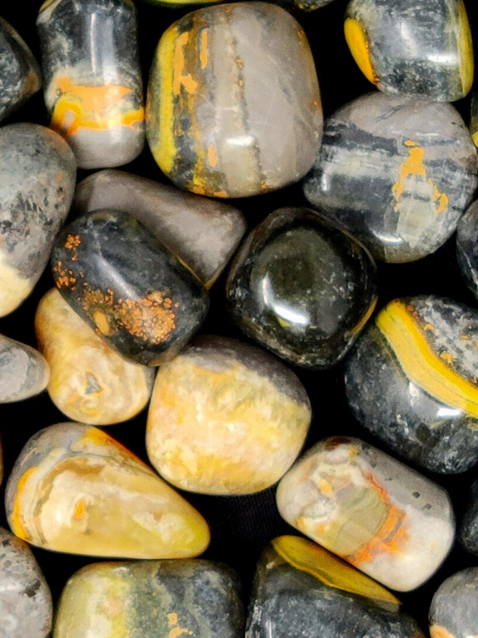 Bumblebee Jasper Tumbled