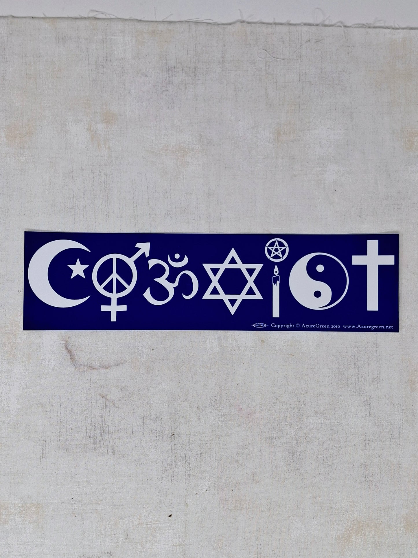 Bumper Sticker - Coexist