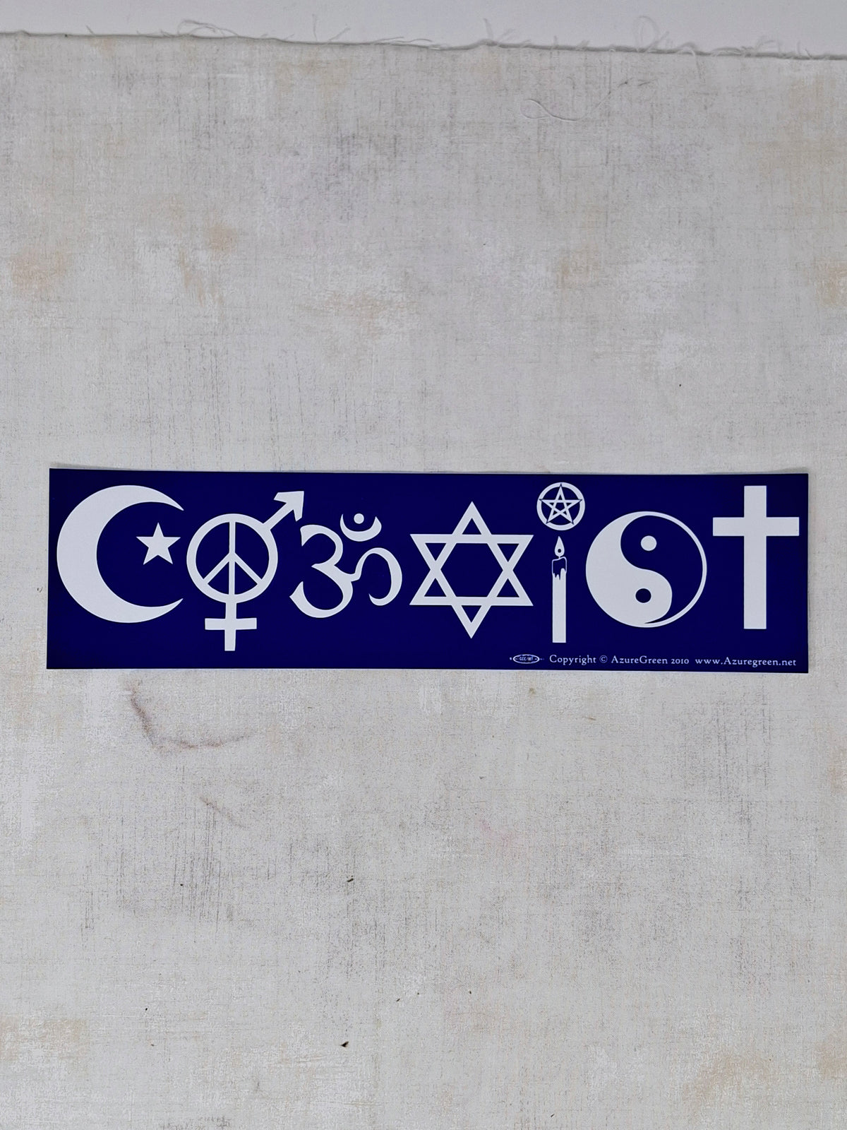 Coexist Sticker Symbols