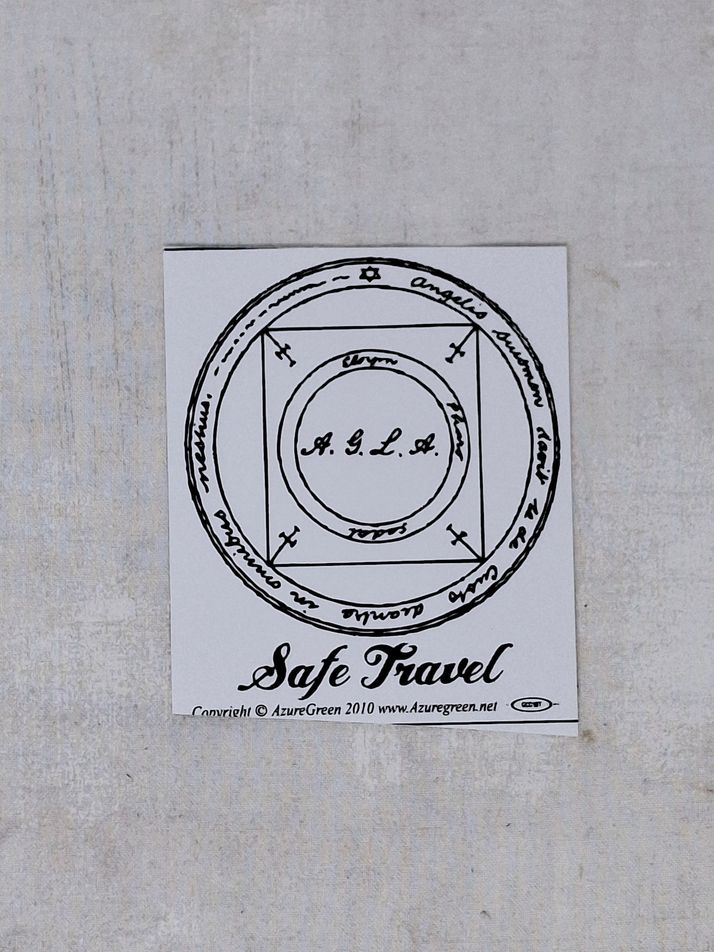 Bumper Sticker - Safe Travel