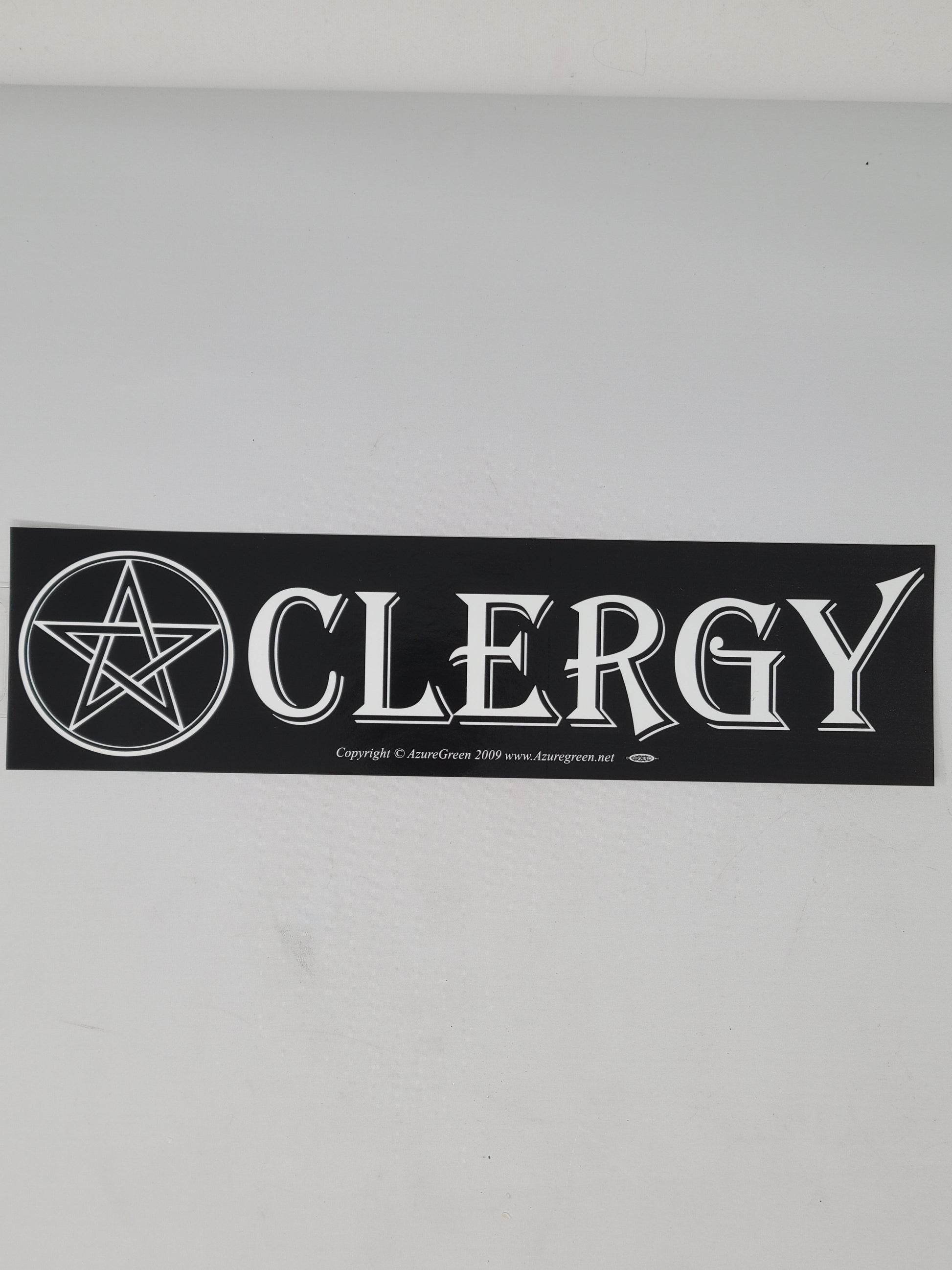 Bumper Stickers Clergy