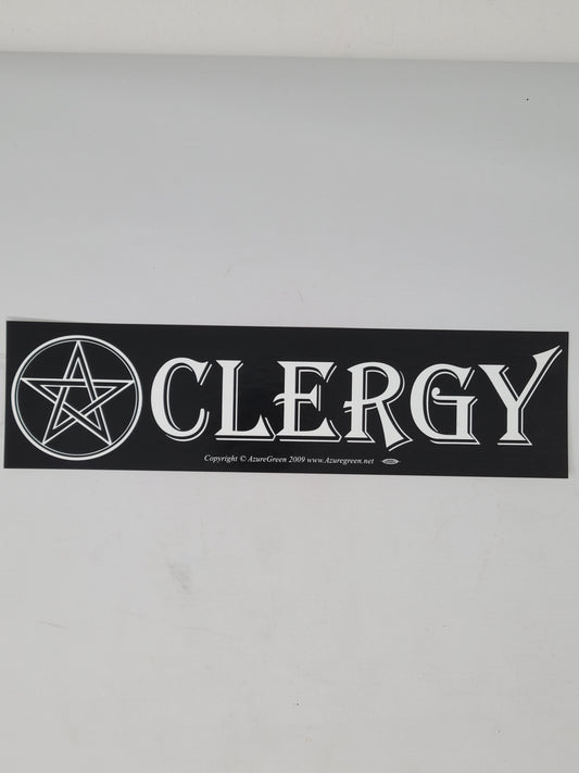 Bumper Stickers Clergy
