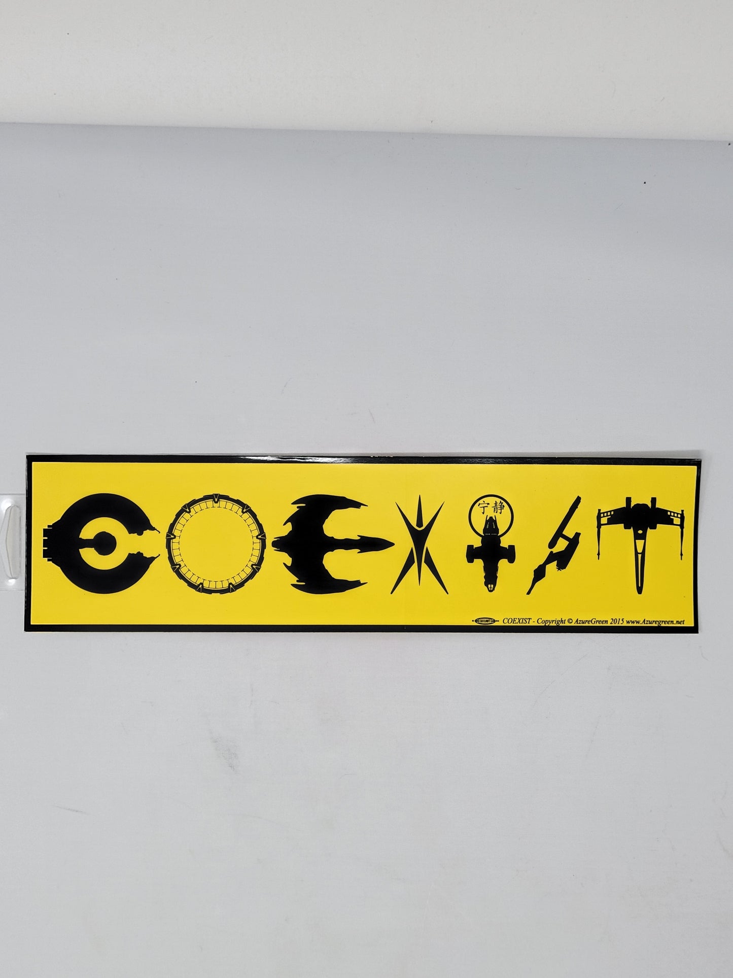 Bumper Stickers: Coexist (Star Wars/Trek)